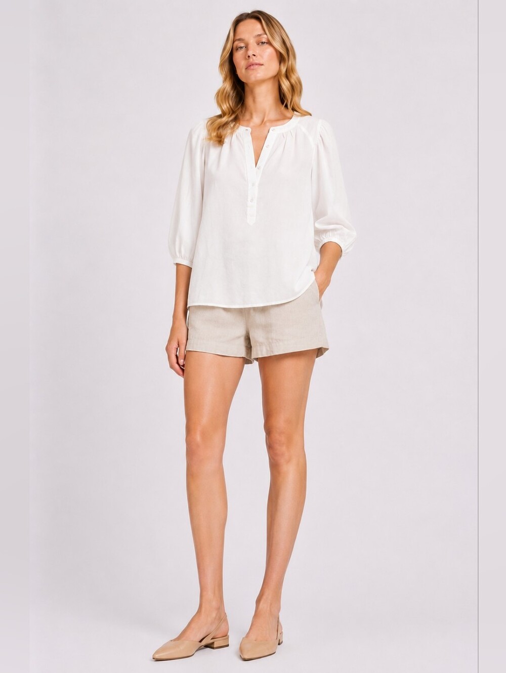 a new day Size S White Buttom Down Poplin Shirt